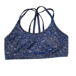 Beyond Yoga Lux Atlas Bra in Black Leopard size small